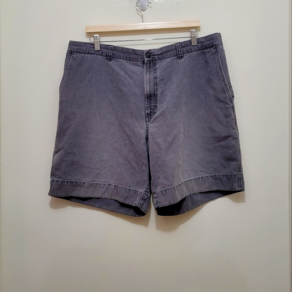 Columbia Shorts 38 Mens Gray Chino Pockets Cotton 7.5" Inseam Casual.